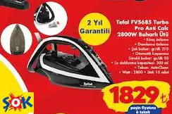 TEFAL FV5685 TURBO PRO ANTİ CALC 2800W BUHARLI ÜTÜ TEFAL FV5685 TURBO PRO ANTİ CALC 2800W BUHARLI ÜTÜ